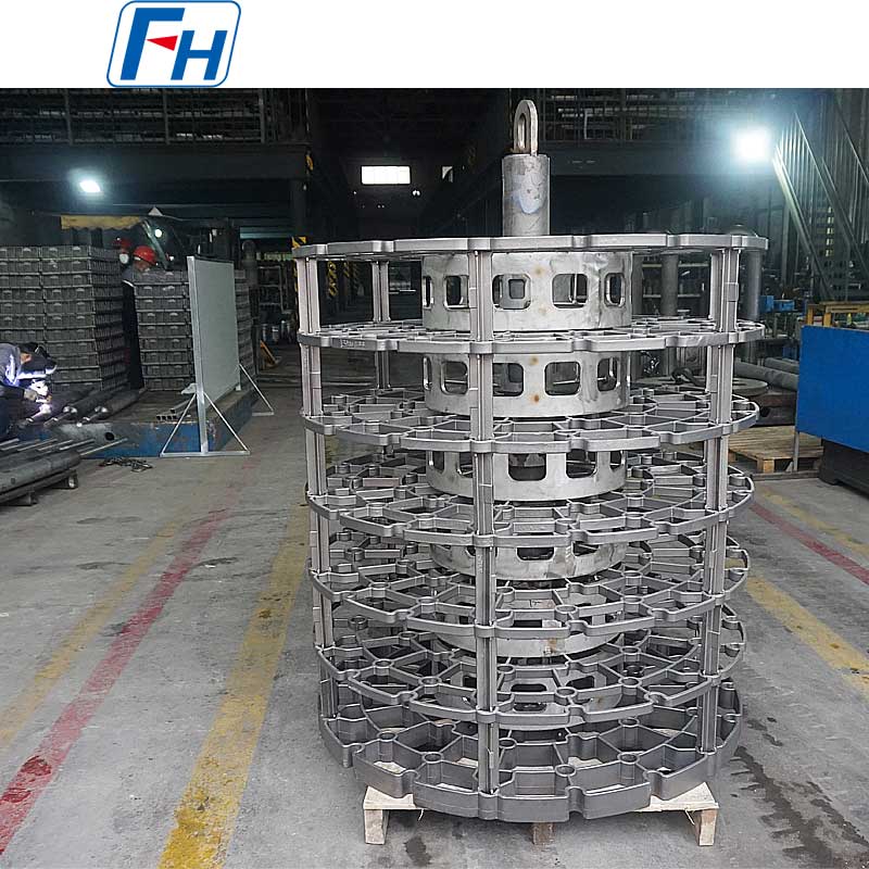 อุปกรณ์จับยึดการบำบัดความร้อน FH® Cr25Ni20 สำหรับเตาหลอมหลุม AFC